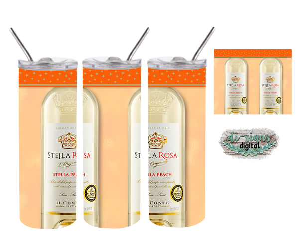 Download Stella Rosa Peach digital image for skinny tumblers ...