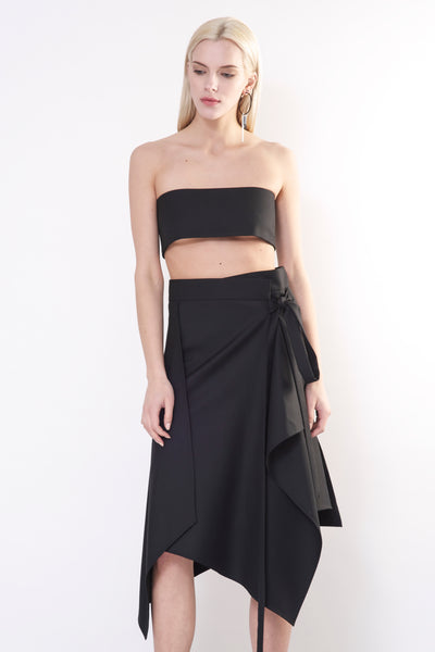 Asymmetrical Wrap Front Skirt – Explore Wear