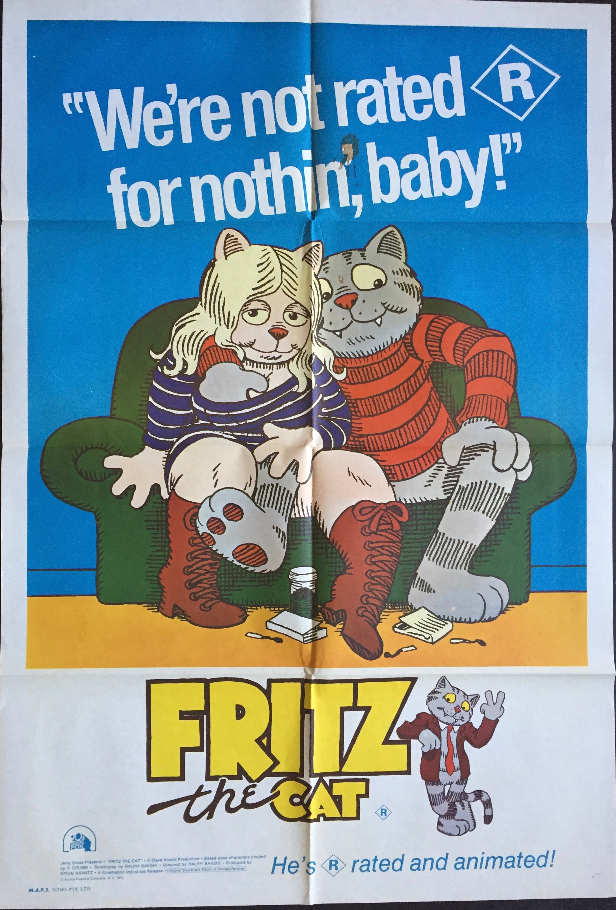 Fritz The Cat Vertigo Posters 6159