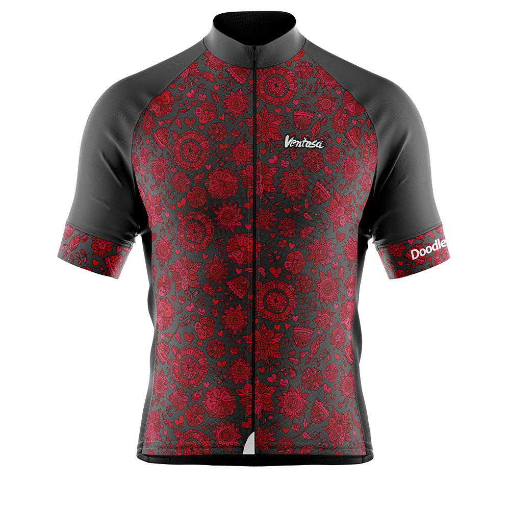 flower cycling jersey