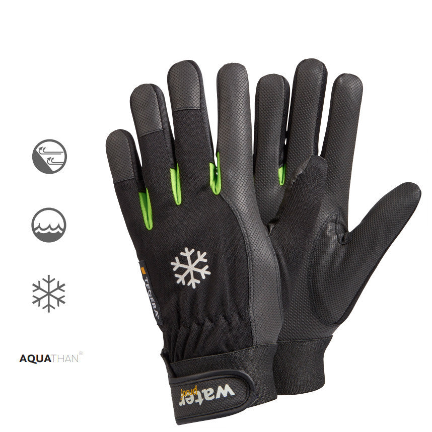 Tegera Synthetic Leather Fleece Lined Winter Gloves Wind And Water