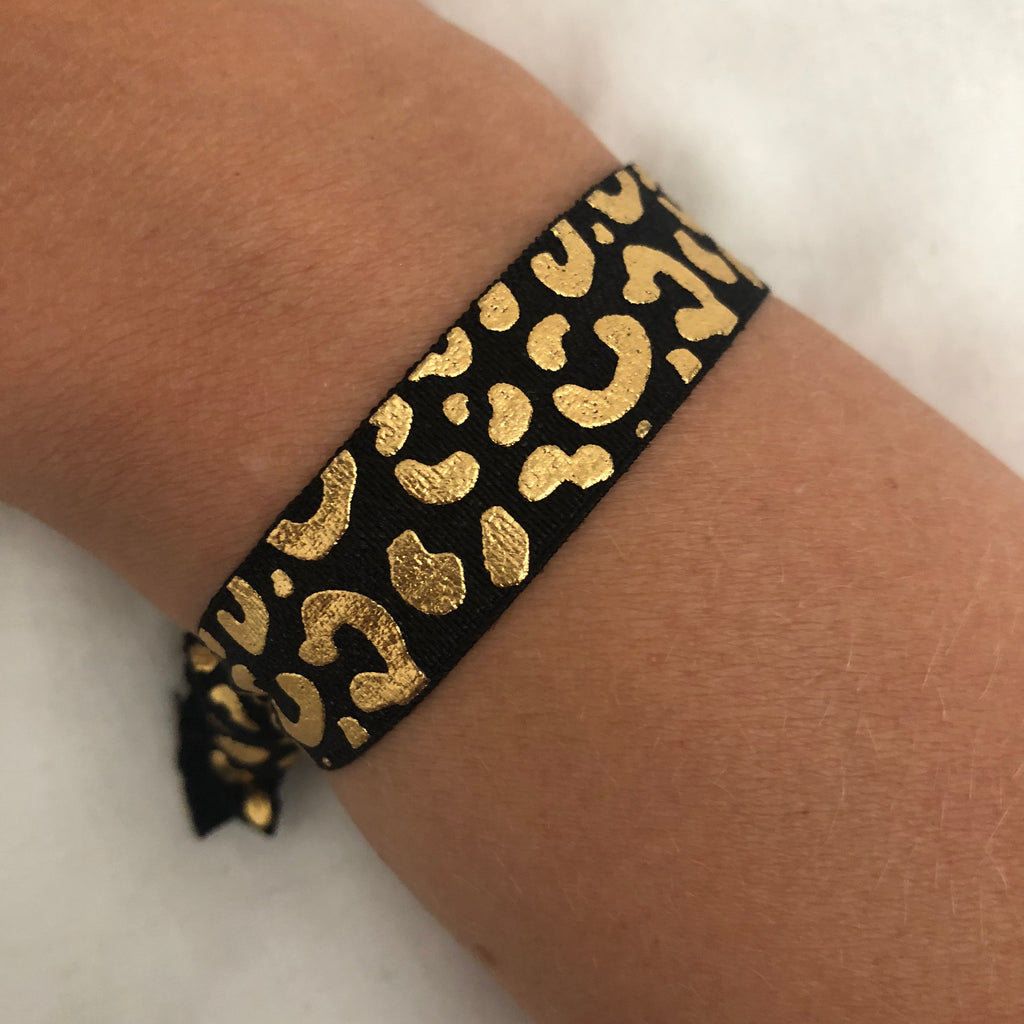 gold hair ties