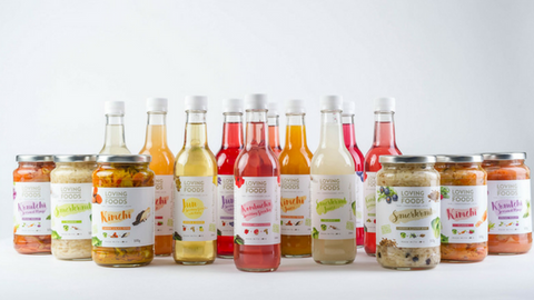 Loving Foods Product Range Using Entirely Glass Packaging