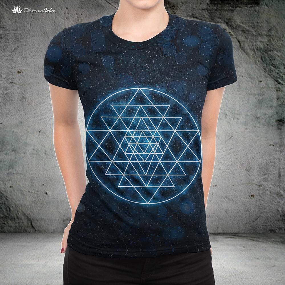 Sri Yantra Sacred Geometry by McAshe Shirt