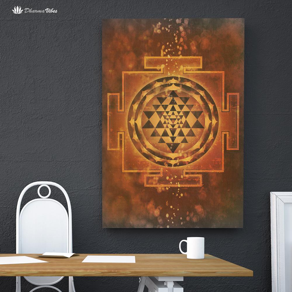 18+ Top Sri yantra wall art images information