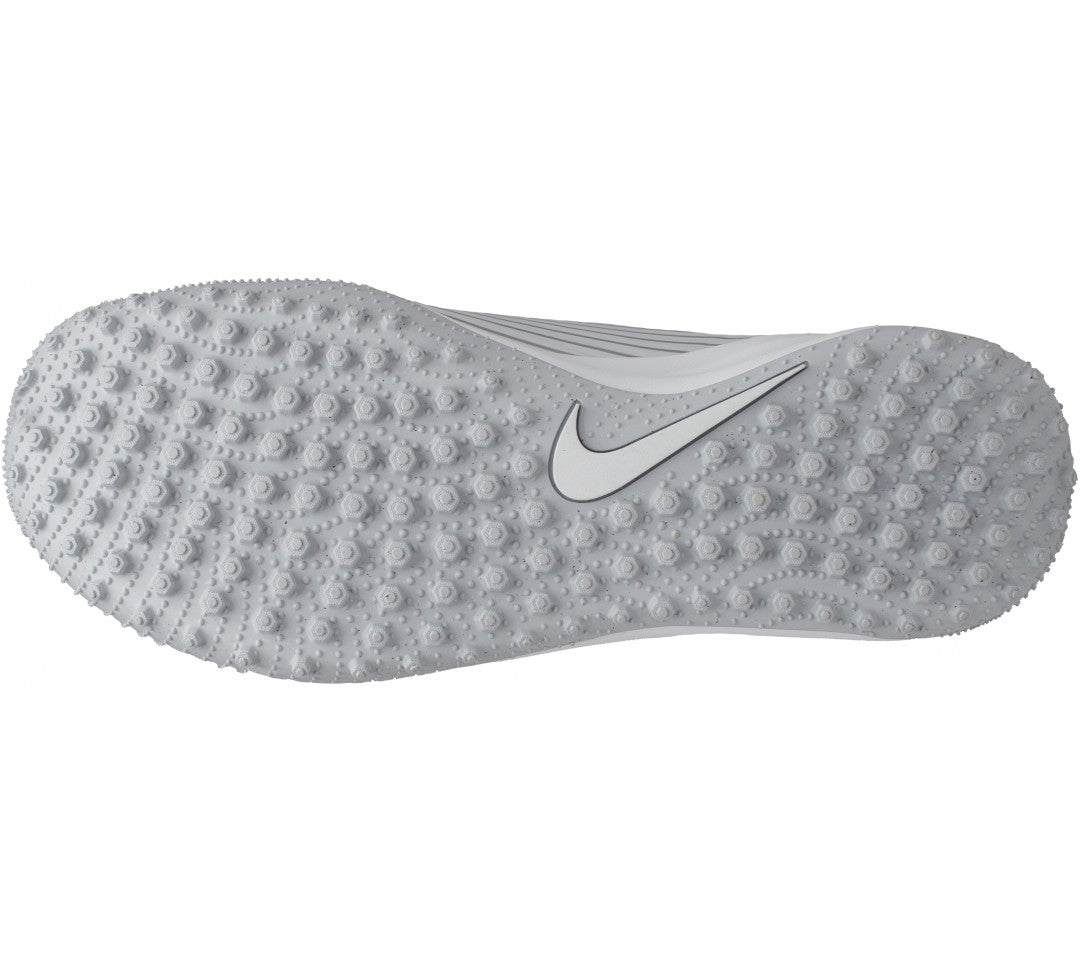 Silver Nike VaporDrive Hockey shoe 