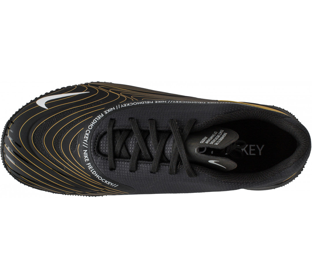 Black Nike VaporDrive Hockey shoe 