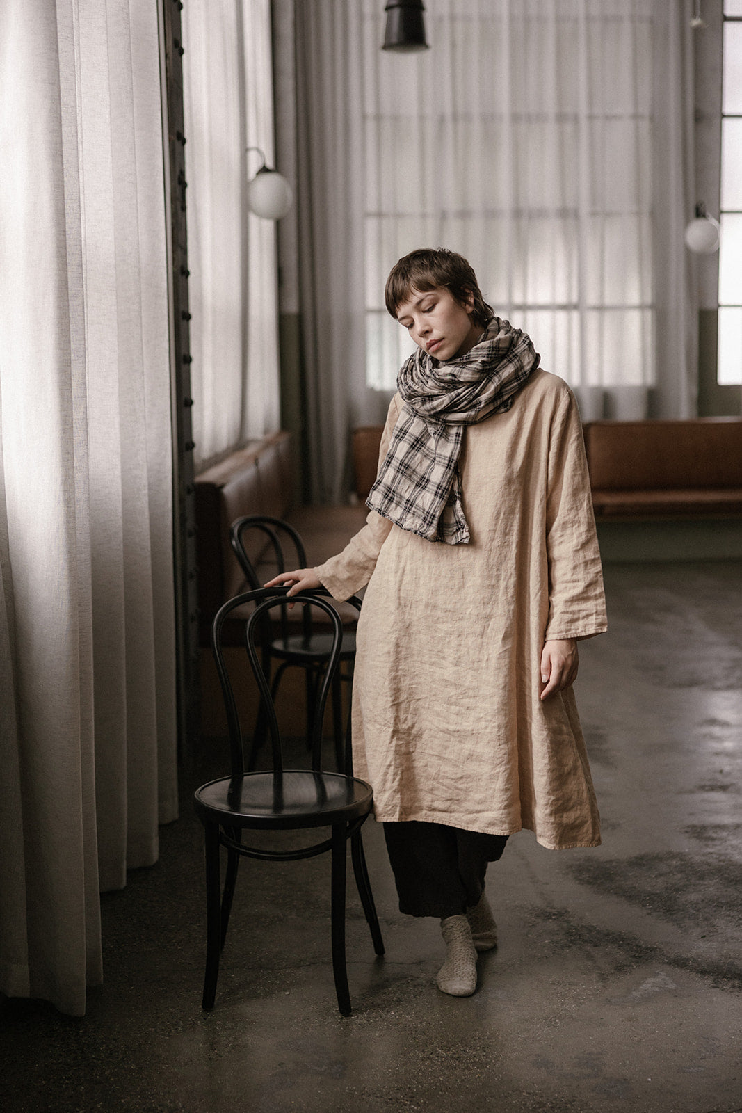 Made from the softest linen, the @mettamelbourne Classic Scarf is