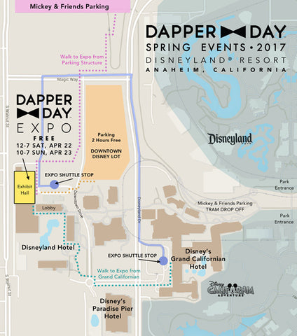 DAPPER DAY EXPO MAP