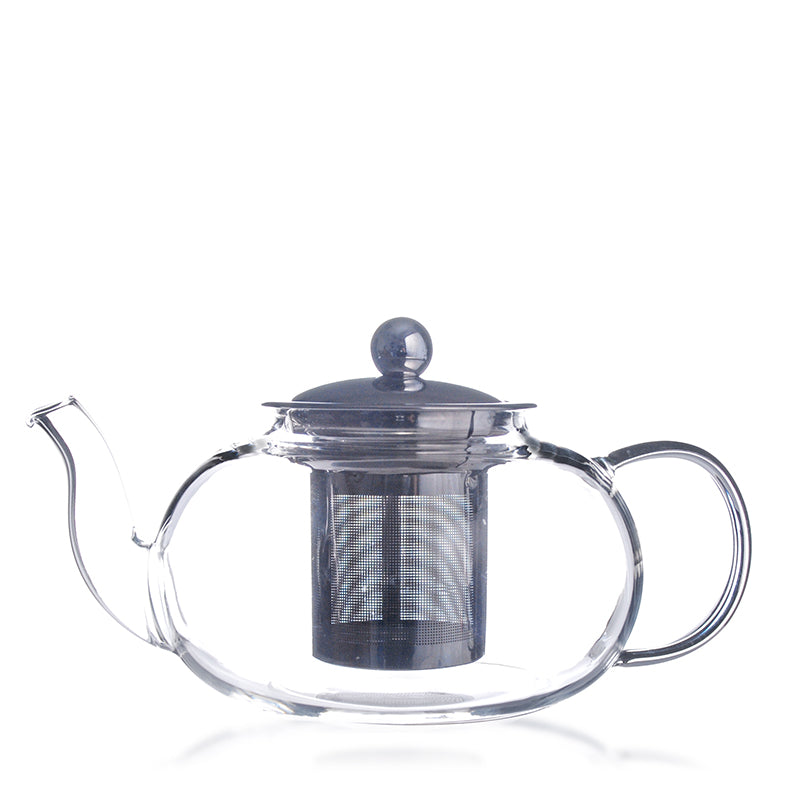 Glowing Diamond Glass Tea pot with Fine Mesh Stainless Steel infuser a –  Pykal