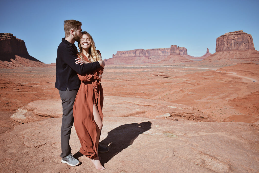 Engaged in Monument Valley