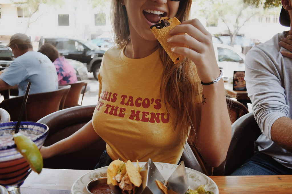 This taco's off the menu