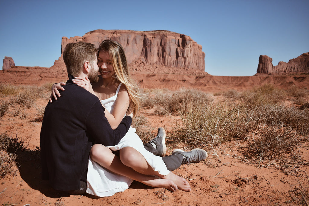 Engaged in Monument Valley