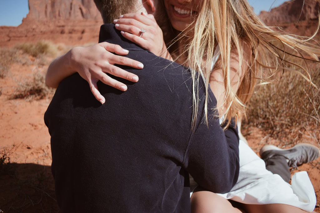 Engaged in Monument Valley