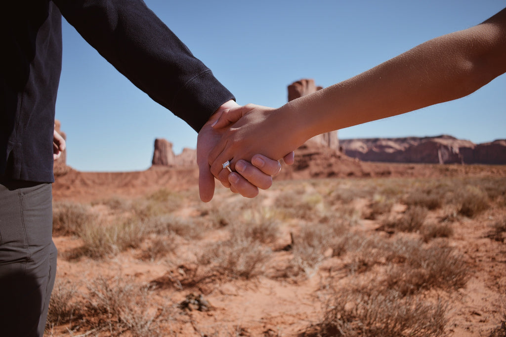 Engaged in Monument Valley