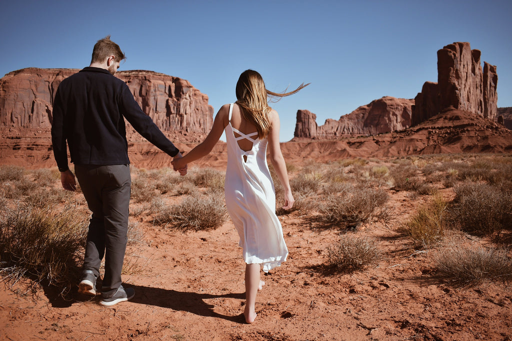 Engaged in Monument Valley