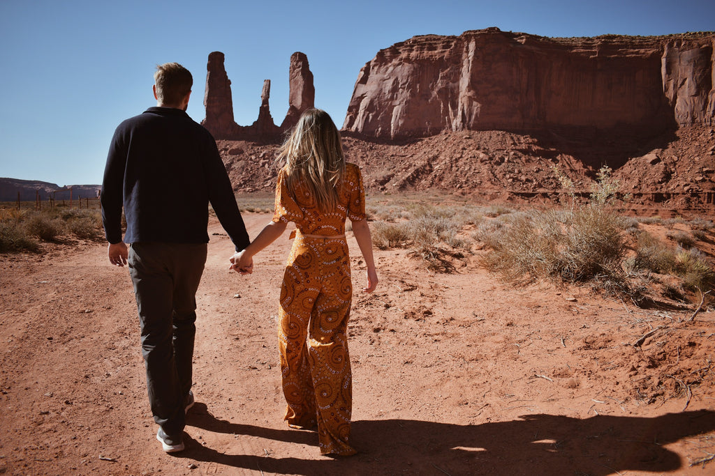 Engaged in Monument Valley