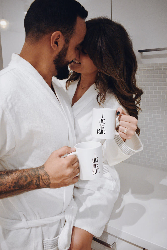 Hubs & Hers Beard & Butt Mugs