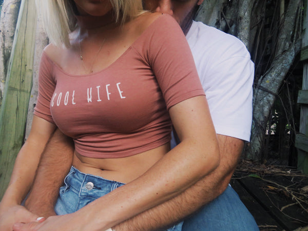 Loved having such smokin' hot married couple to show off our new hub & wife goodies! We're introducing a new husband's tee AND bringing back our vintage button downs! Each is one-of-a-kind, so if you had your eye on any of the ones Savannah was rocking, don't miss out!  xo Mrs Farina 