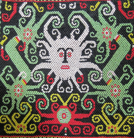 Dayak Beadwork Panel from Indonesia – Deborah Garner Collection