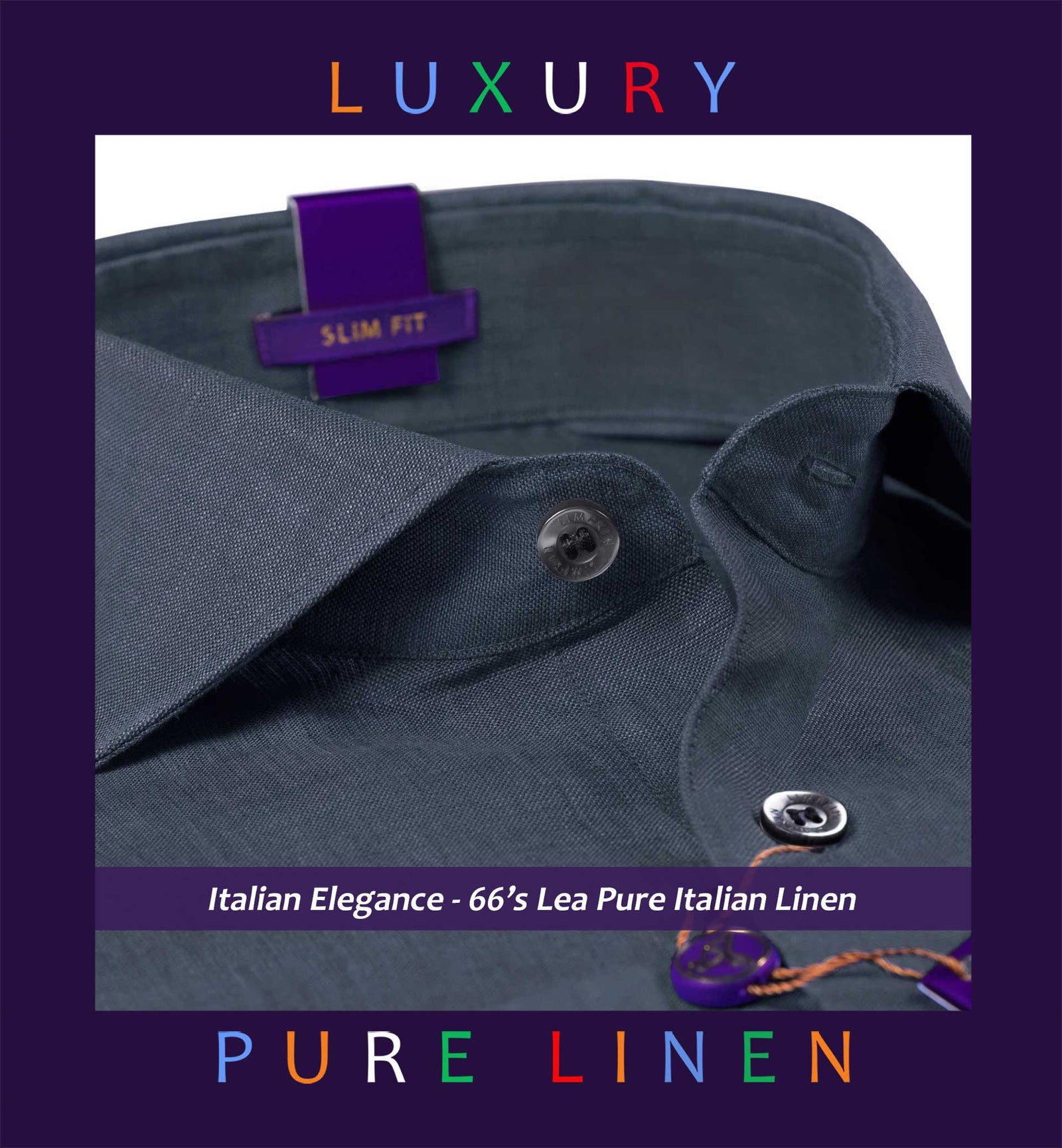 European Linen Collection Elbow Sleeve One Pocket Shirt 15039