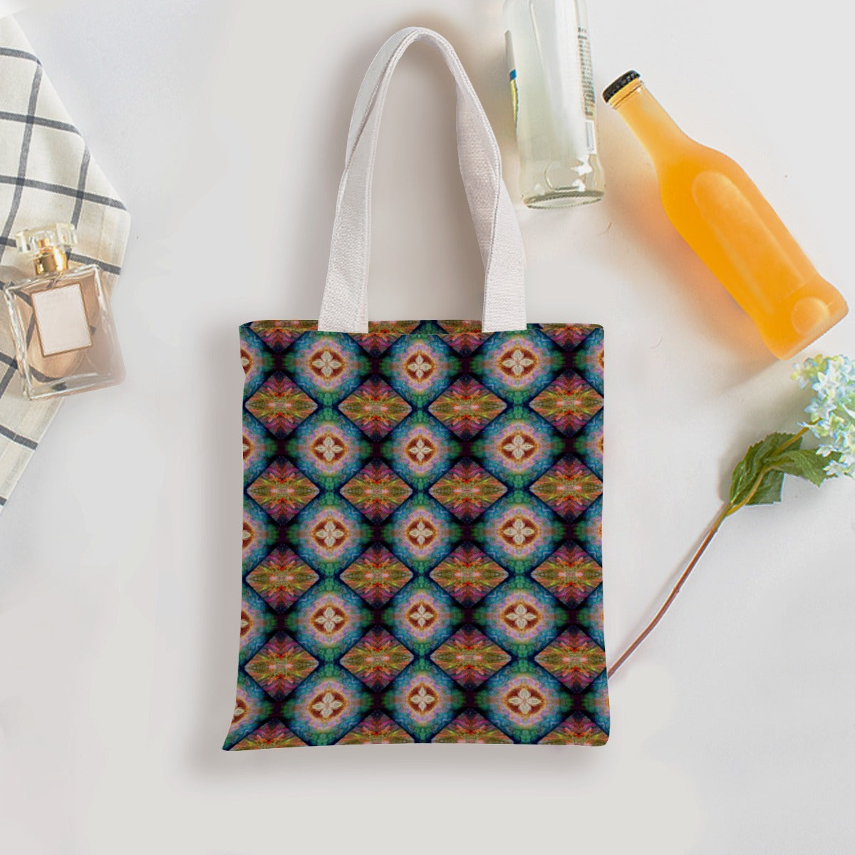 Jumbie Double-Sided Printed Canvas Bag - Owl Repetable