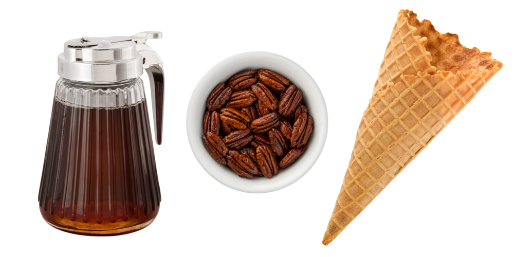 Ice Cream Drip Stainless Steel 20oz Tumbler/ Waffle Cone Chocolate