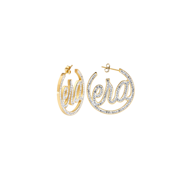 ZAR Styles - LV Logo Hoop Earrings ☀️ Stay stylin' with