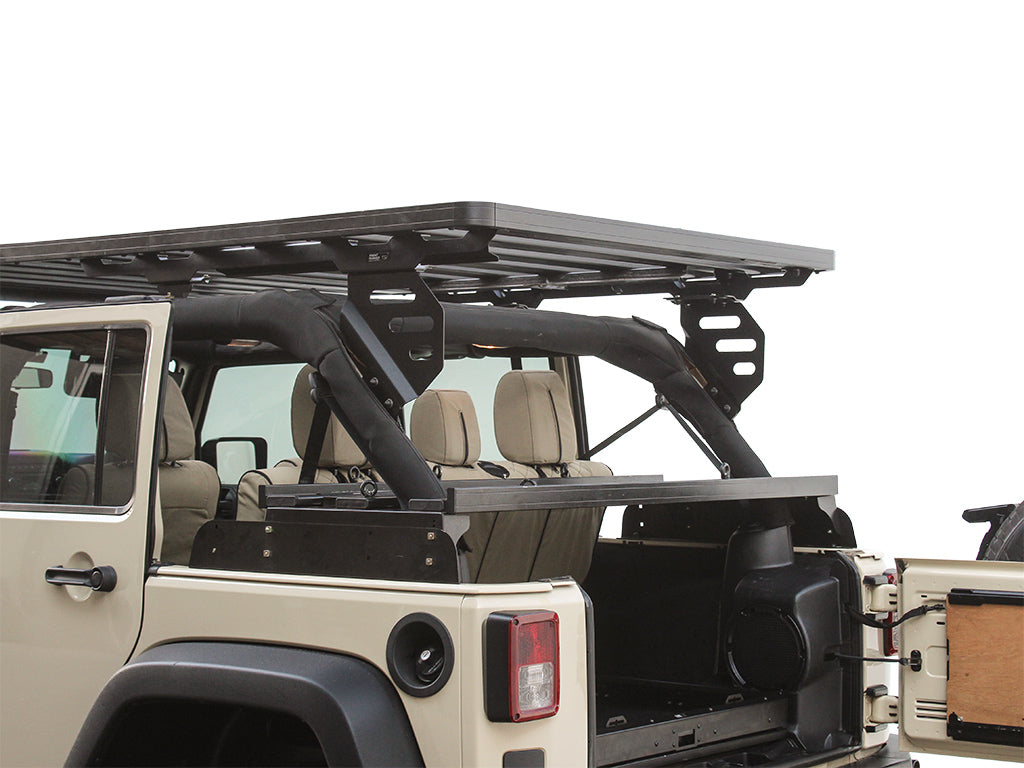 Jeep Wrangler JKU 4-Door Cargo Storage Interior Rack - by Front Runner |  Front Runner