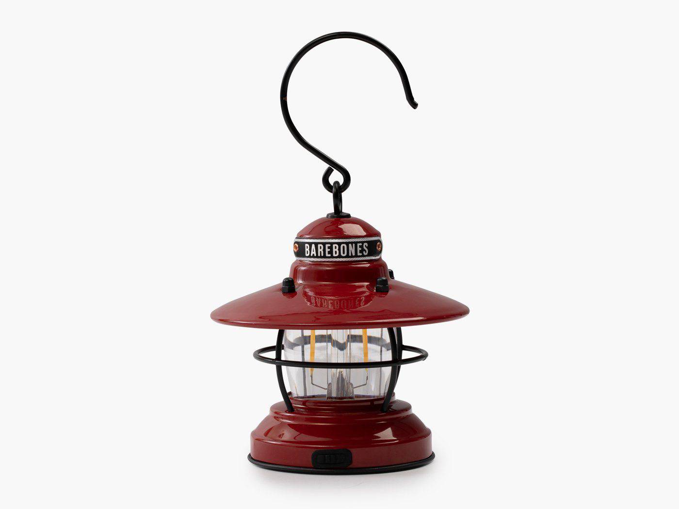 Barebones Edison Mini Lantern (Red)