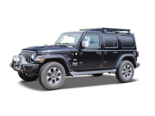 Jeep Wrangler JL 4 Door (2018-Current) Slimline II 1/2 Roof Rack Kit - by  Front Runner | Front Runner