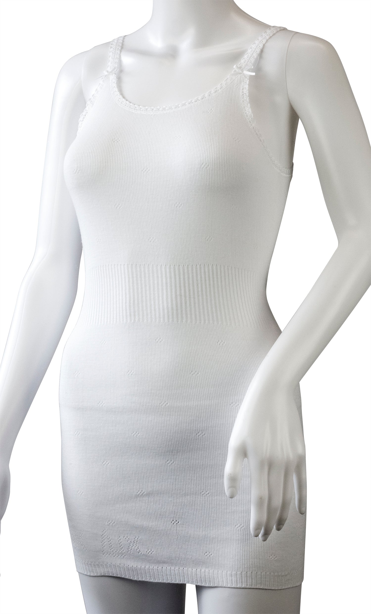 French Neck Vest | Classic Cotton Underwear for Women | Lux Lux Ltd