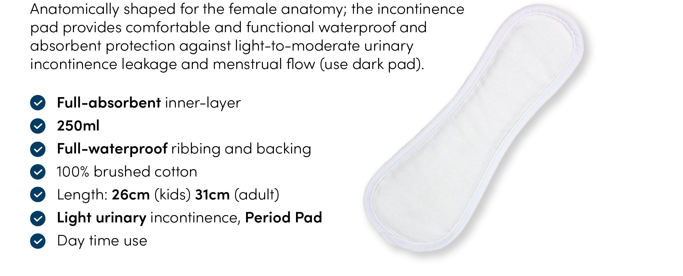 What are incontinence pads and how often should you change them?