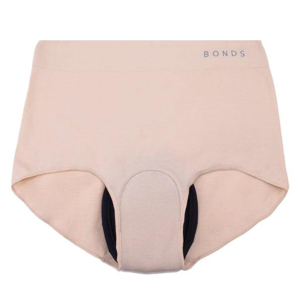 7 bonds womens cottontails midi or full cotton underwear size 8/18 seam free