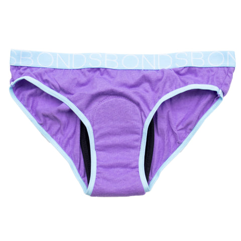 Light Incontinence Underwear | BONDS Bikini Brief w/ Incontinence Pad ...