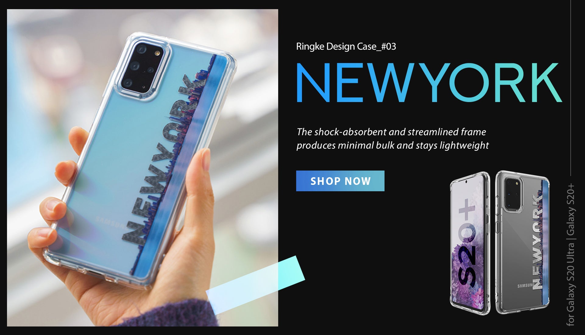 Ringke Design Case NewYork designed for Galaxy S20 Ultra, S20 Plus