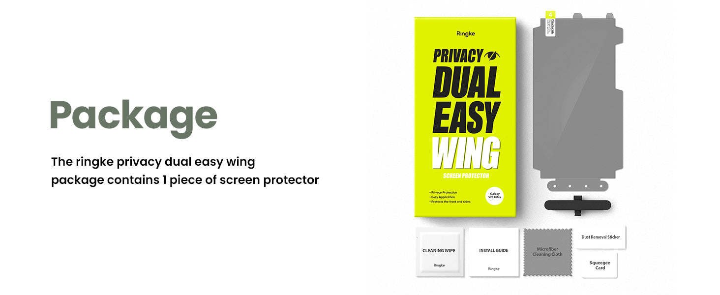 Galaxy S23 Ultra Screen Protector  Ringke Privacy Dual Easy Film