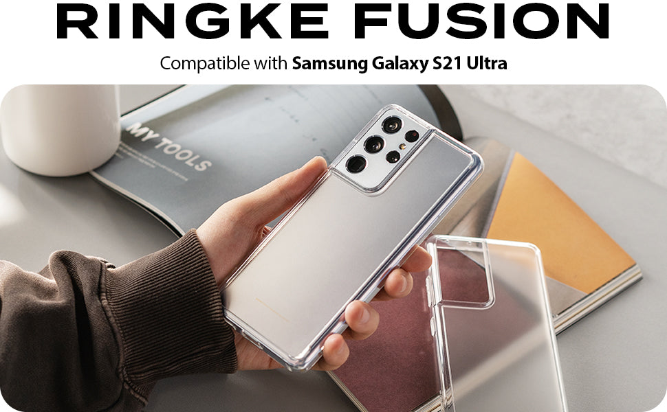 samsung galaxy s21 ultra ringke fusion case cover