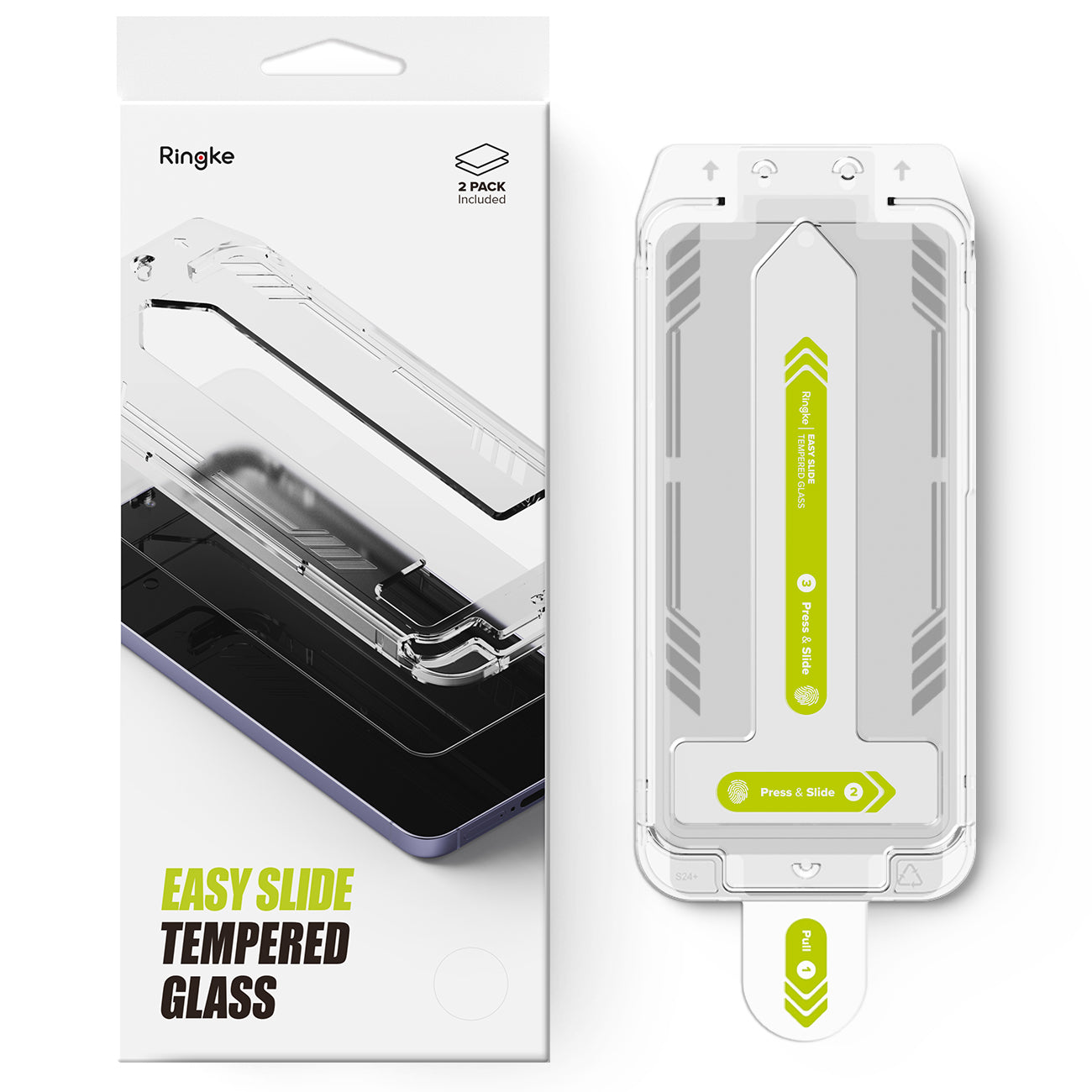 Ringke TEMPERED GLASS SCREEN PROTECTOR | Easy Slide