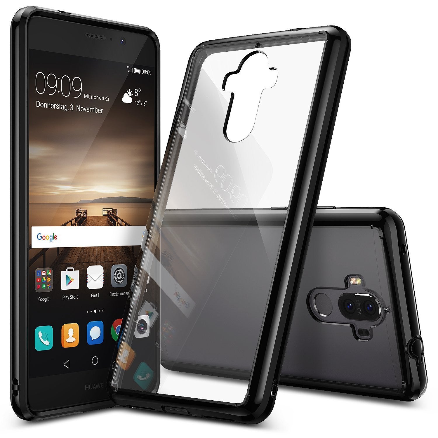 Snel eenvoudig uitlijning Huawei Mate 9 Case | Ringke Fusion – Ringke Official Store