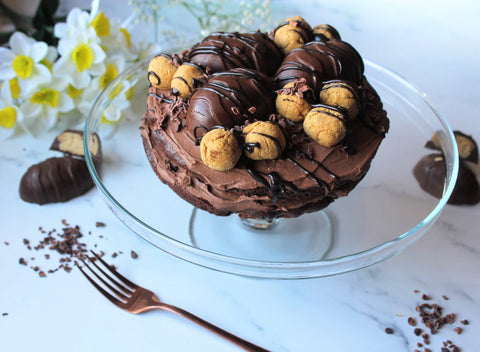 chococlate gluten free easter cake