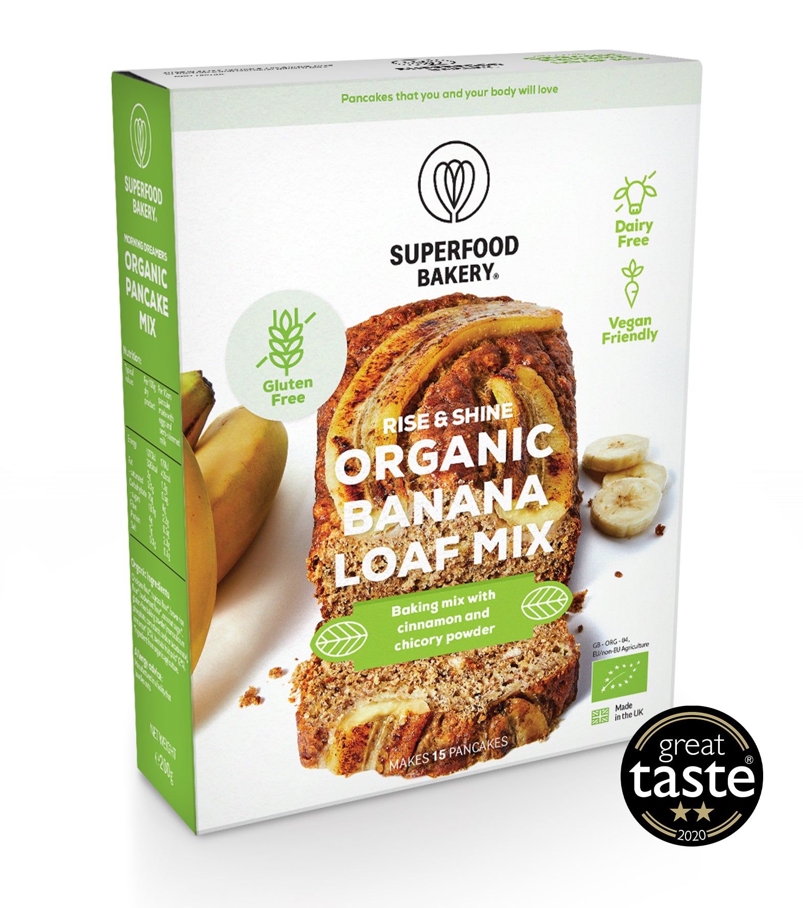 Organic Rise Shine Banana Loaf Mix Superfood Bakery