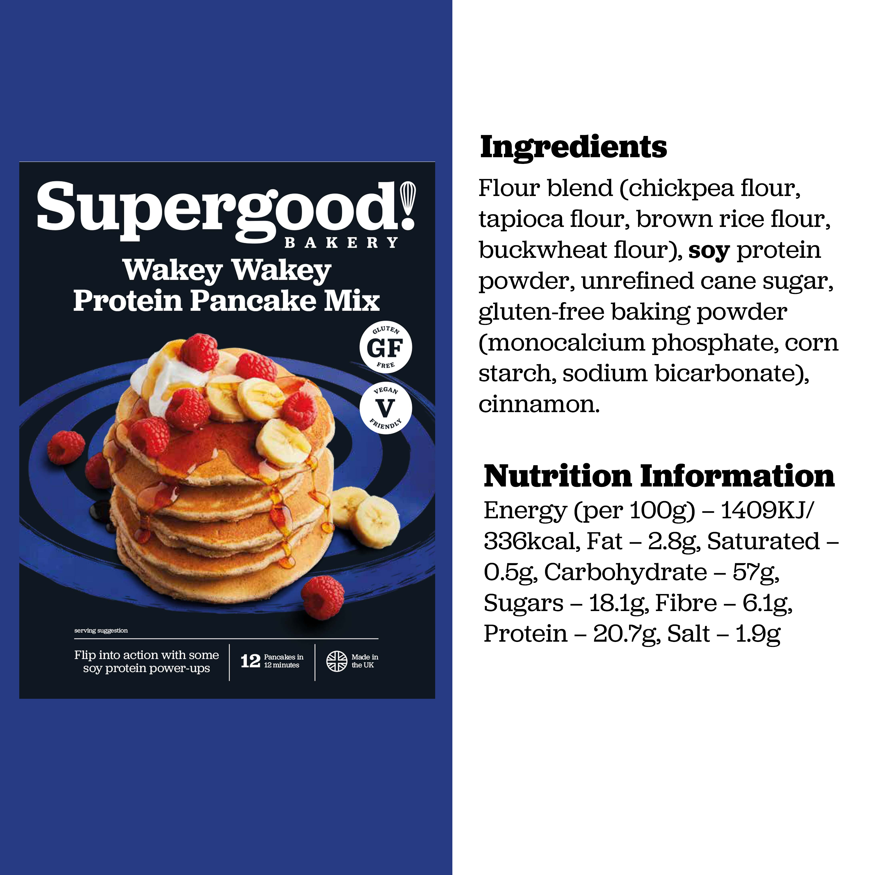 Wakey Wakey Protein Pancake Mix – Supergood Bakery