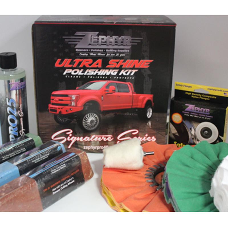 Zephyr 21 Piece Starter Buffing Kit - 4 State Trucks