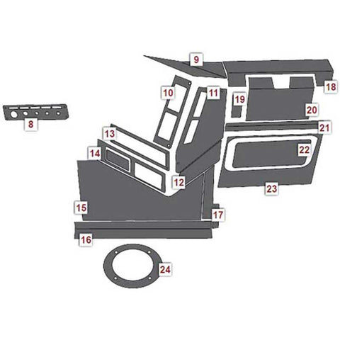 freightliner classic interior parts