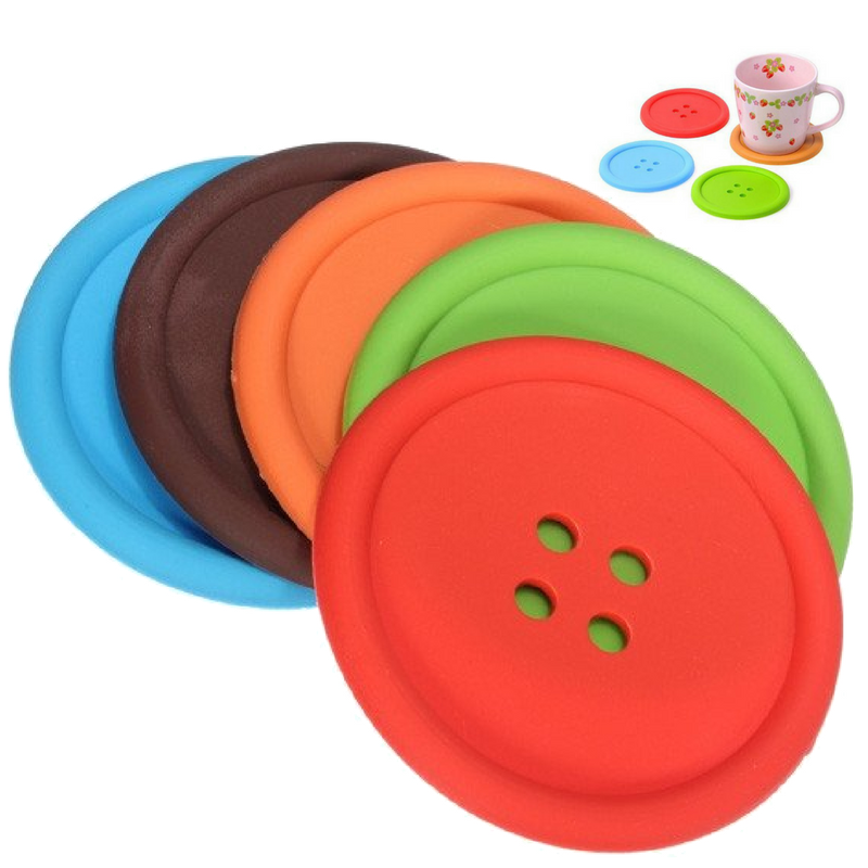 silicone coaster set