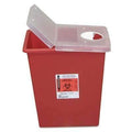 UNIMED Sharps Containers, Polypropylene, 8 gal, 15 1/2 x 11 x 17 3/4, Red - Janitorial Superstore