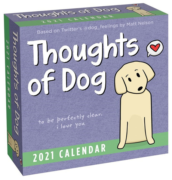 Thoughts of Dog 2021 Day To Day Calendar and 16 Month Planner WeRateDogs