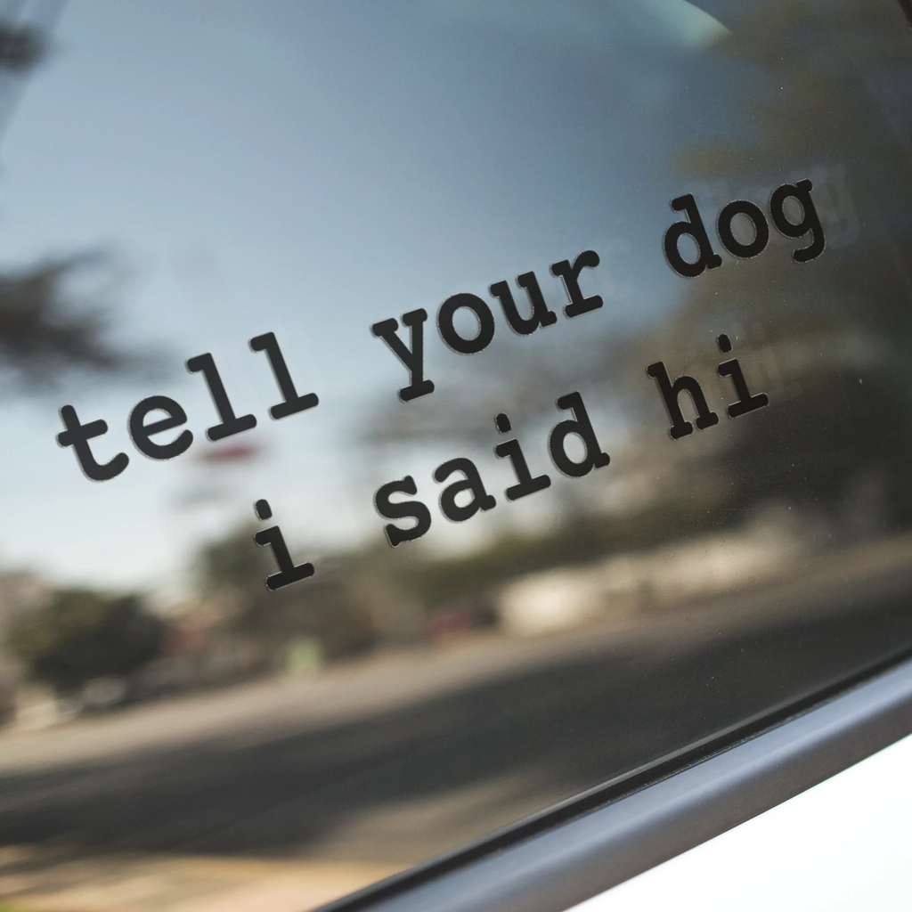 Download I Said Hi Sticker Official Weratedogs Store