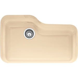 Franke Orca Ork110bt Fireclay Undermount Kitchen Sink In Biscuit